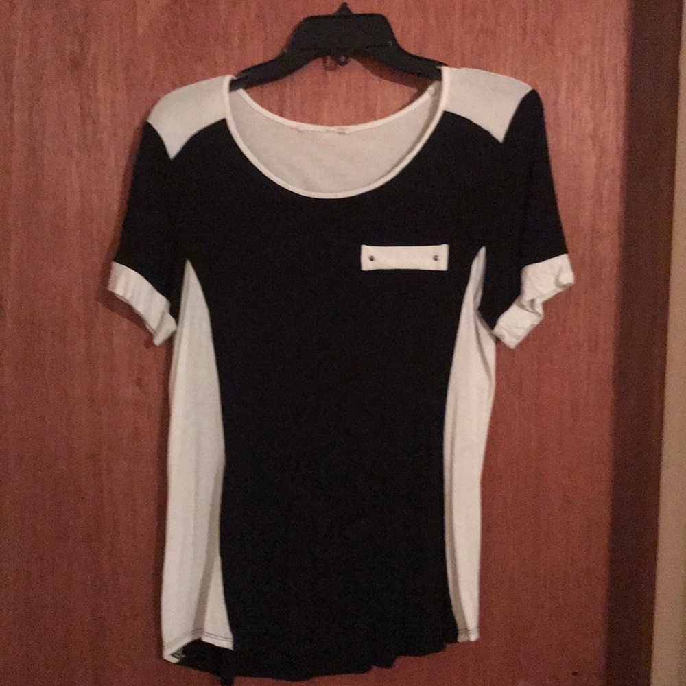 Black and White Dress Shirt